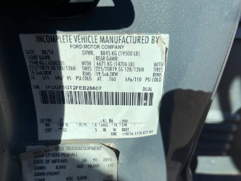 Ford F-550 Regular Cab DRW 2WD 2015