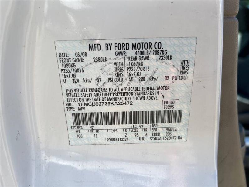 Ford Escape XLS 4WD AT 2009