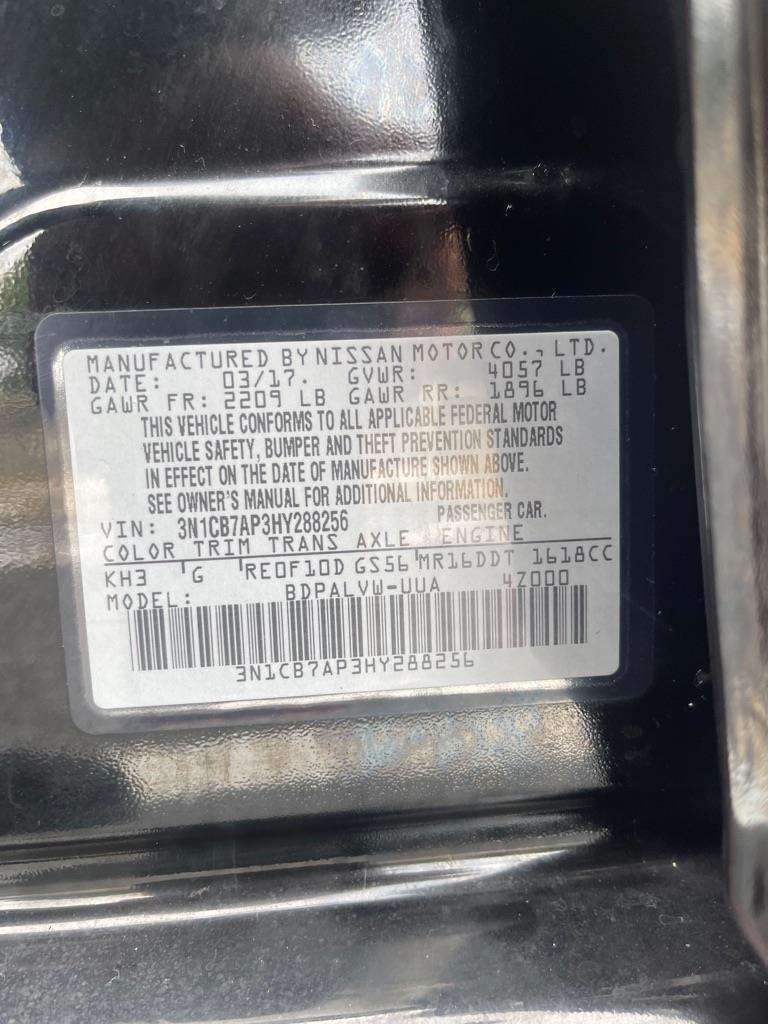 Nissan Sentra SR TURBO CVT 2017