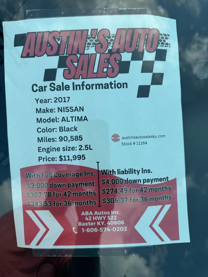 Nissan Altima 2.5 2017
