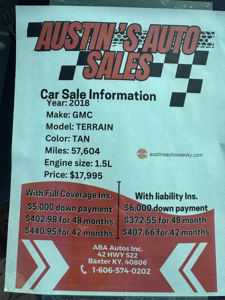 GMC Terrain SLE 2018