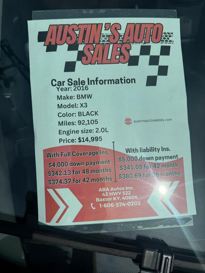 BMW X3 xDrive28i 2016