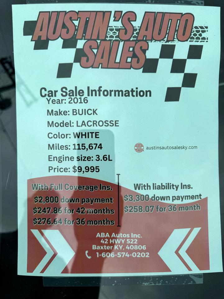 Buick LaCrosse  2016