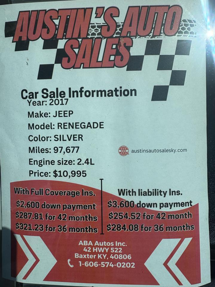 Jeep Renegade Latitude 2017