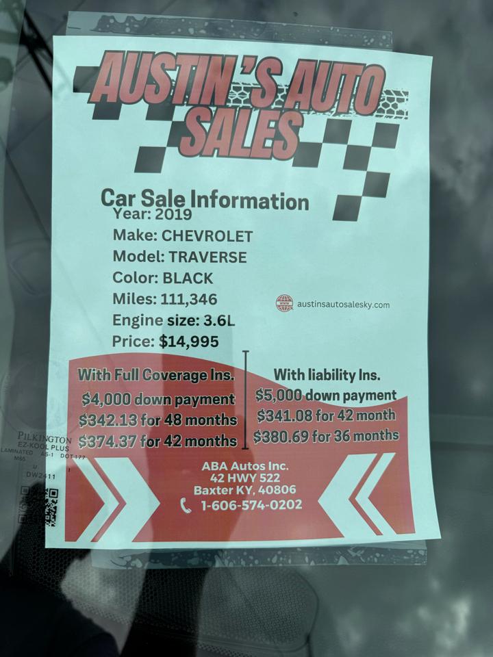 Chevrolet Traverse LT 2019