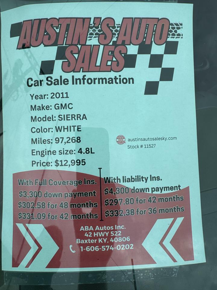 GMC Sierra 1500  2011