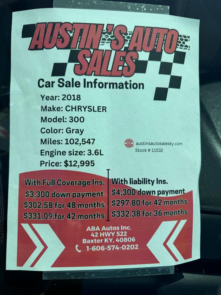 Chrysler 300 Limited 2018
