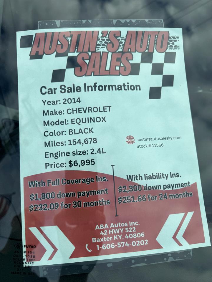 Chevrolet Equinox LS 2014