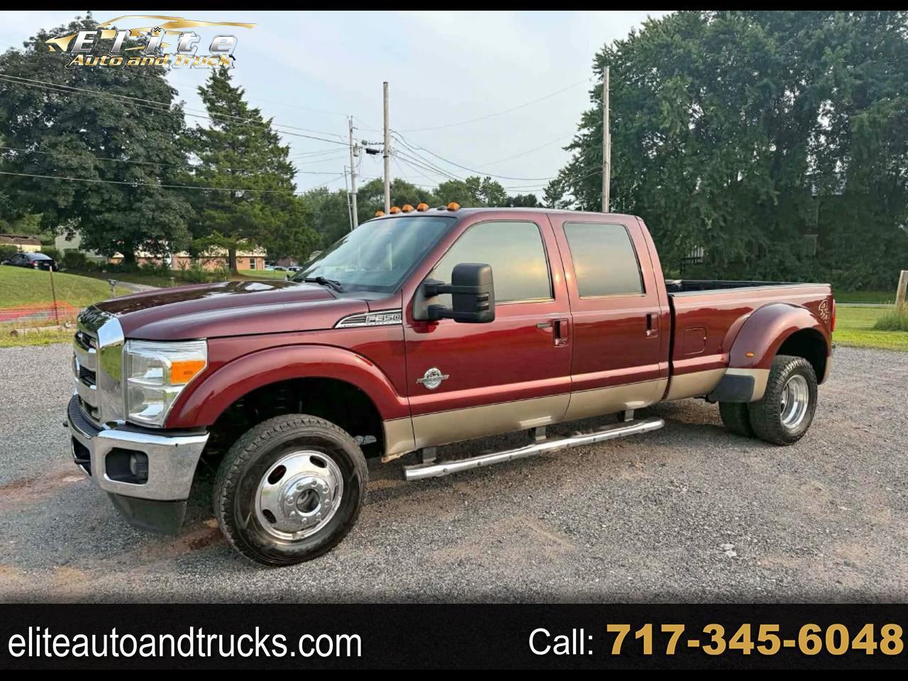 2013 Ford F-350 SD Lariat Crew Cab Long Bed DRW 4WD