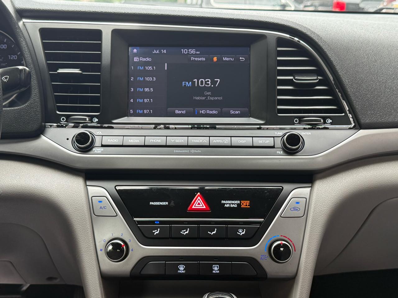 Hyundai Elantra SEL 2.0L Auto (Alabama) 2018