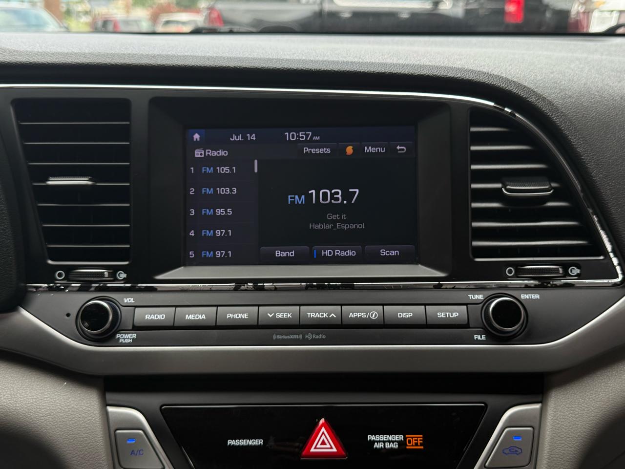 Hyundai Elantra SEL 2.0L Auto (Alabama) 2018