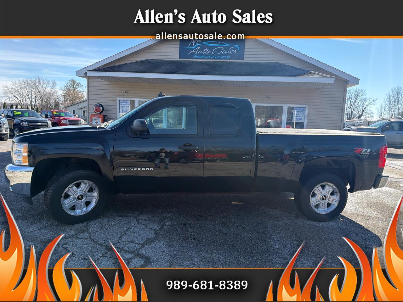 2012 Chevrolet Silverado 1500 4WD Ext Cab 143.5" LT