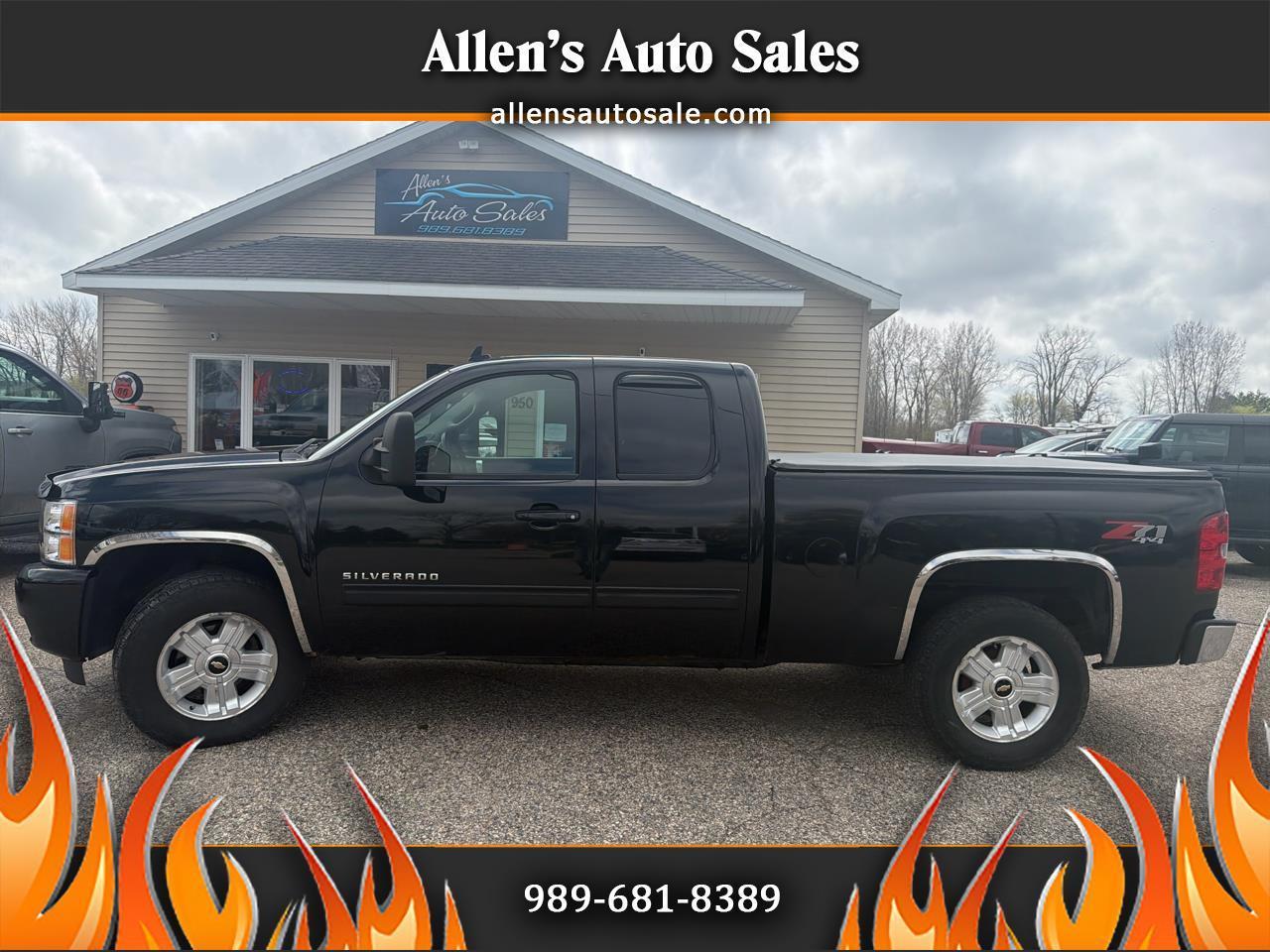 2012 Chevrolet Silverado 1500 4WD Ext Cab 143.5" LT