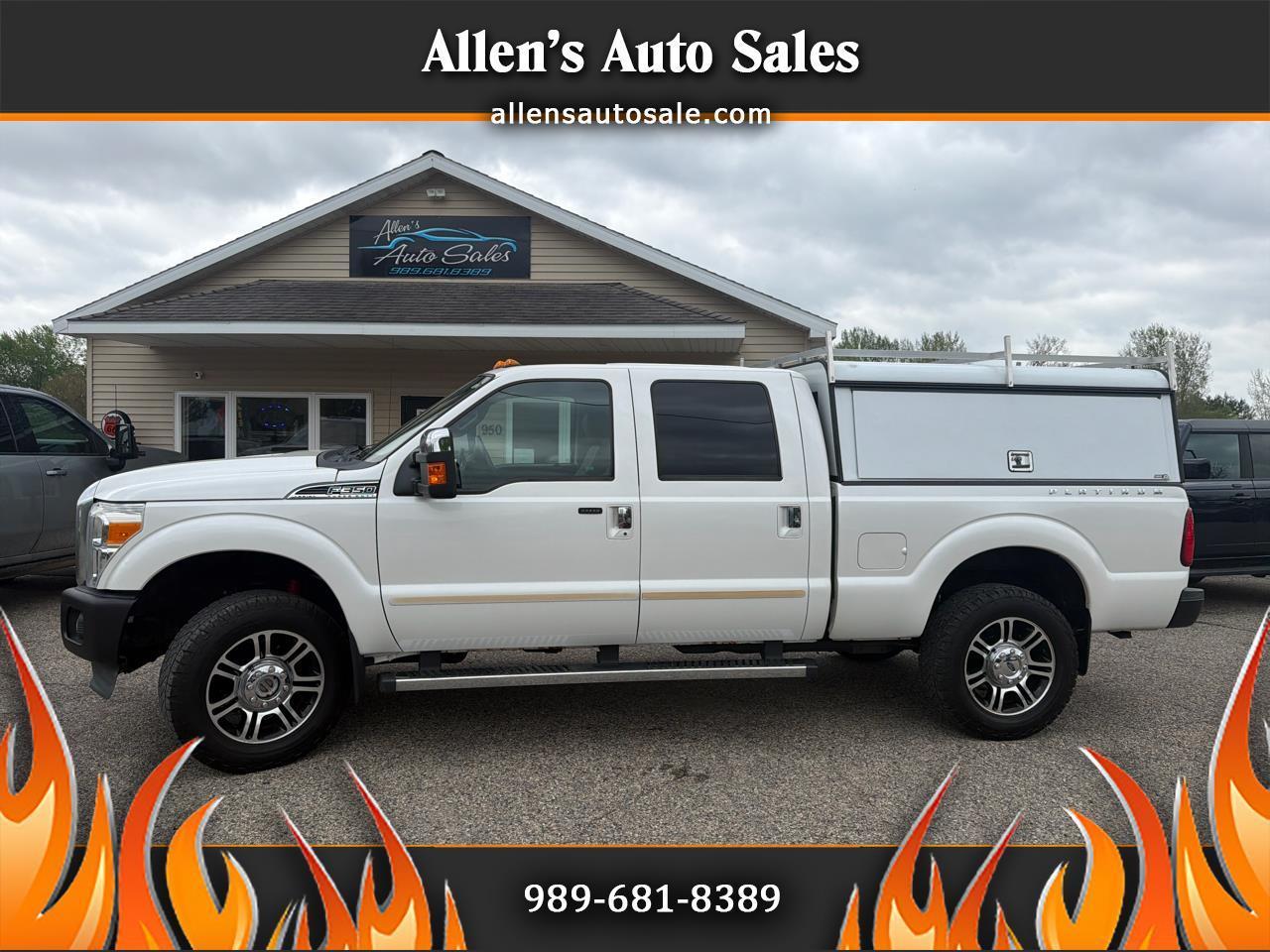 2015 Ford Super Duty F-350 SRW 4WD Crew Cab 172" Platinum