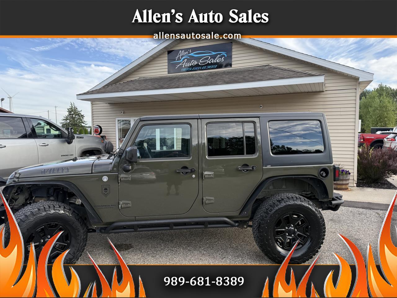 2015 Jeep Wrangler Unlimited 4WD 4dr Willys Wheeler