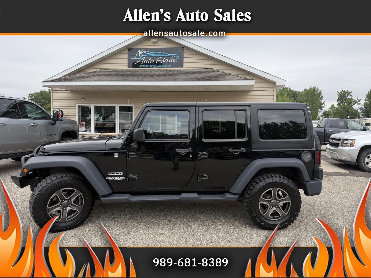 2012 Jeep Wrangler Unlimited 4WD 4dr Sport