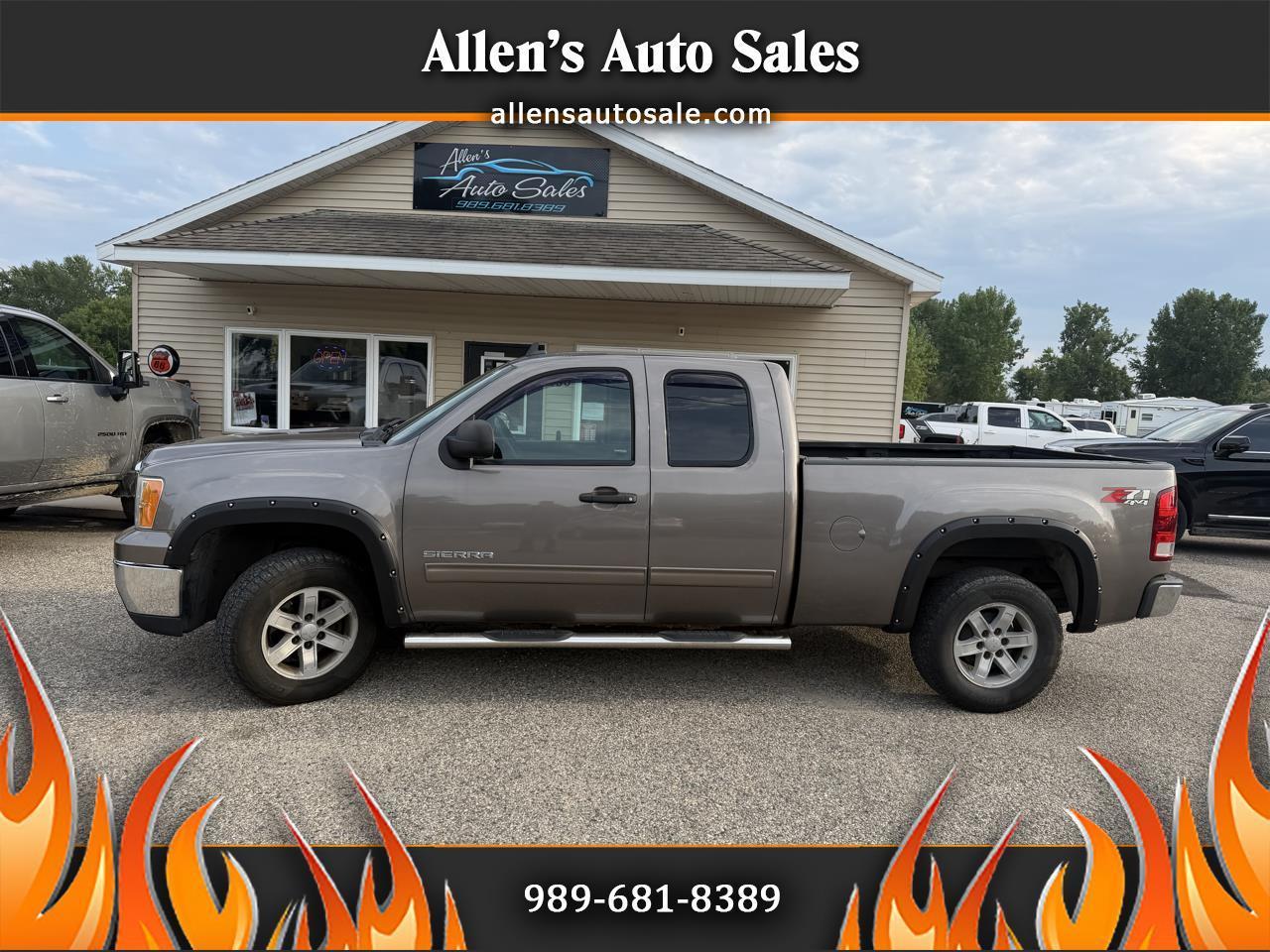 2013 GMC Sierra 1500 4WD Ext Cab 143.5" SLE