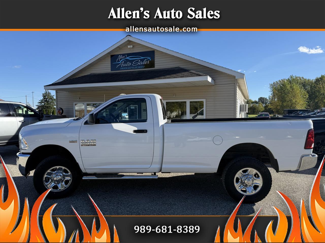 2017 RAM 2500 Tradesman 4x4 Reg Cab 8' Box