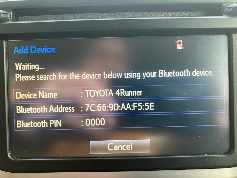 Toyota 4Runner 4WD 4dr V6 Trail Premium (Natl) 2015