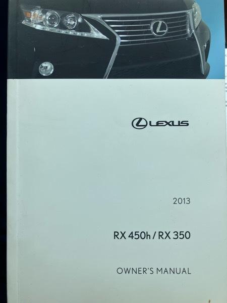 Lexus RX 350 AWD 4dr 2013