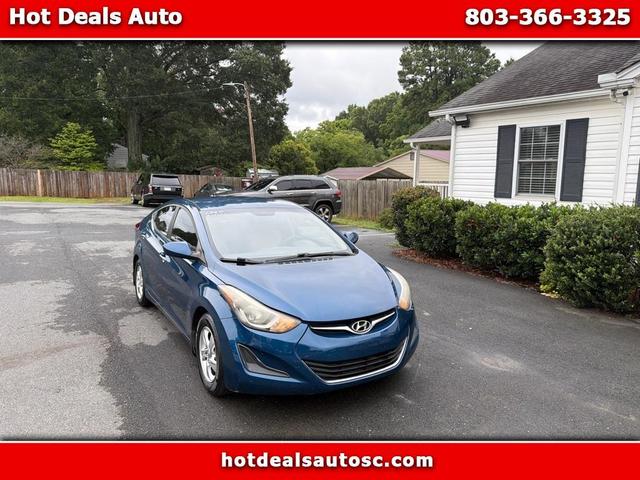 Blue 2015 Hyundai Elantra Sedan Front-Wheel Drive Automatic