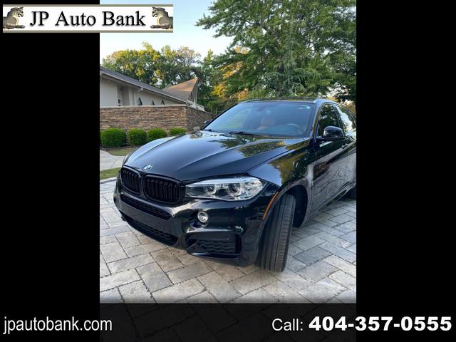 Black 2017 BMW X6 SUV / Crossover Rear-Wheel Drive 6-Speed Automatic