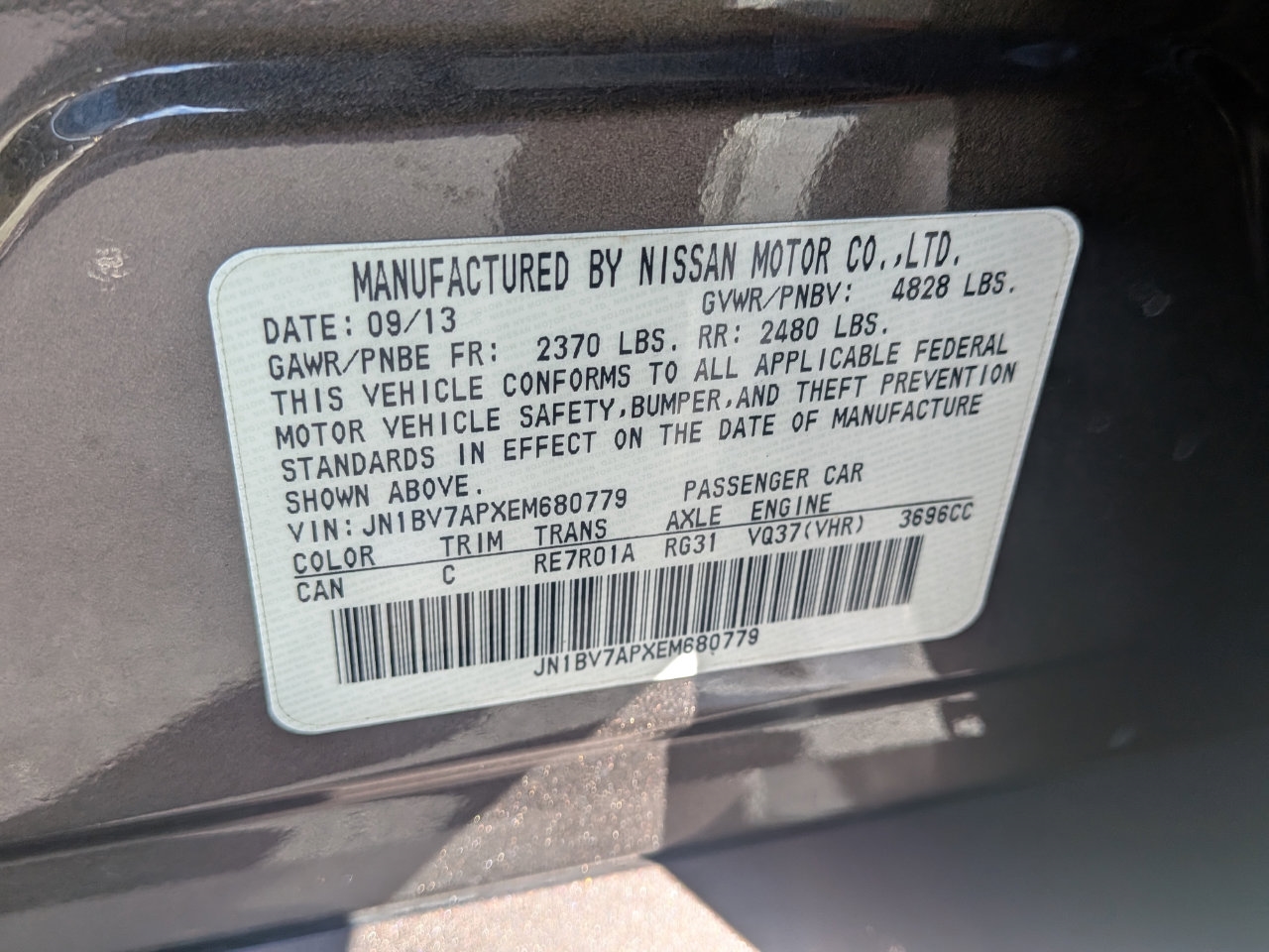 2014 INFINITI Q50 - Image 29