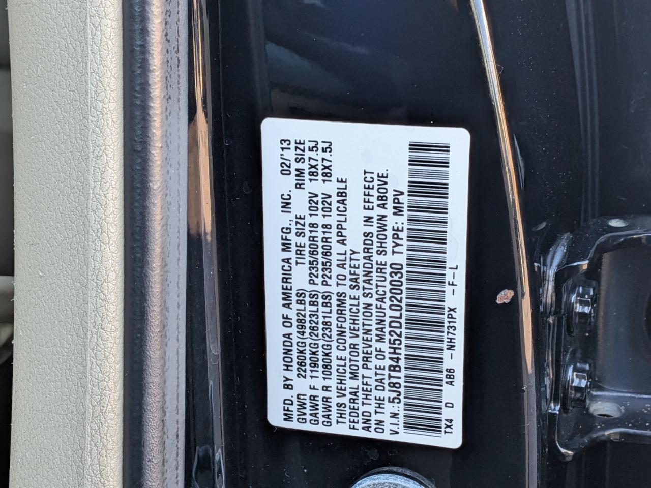 Acura RDX SH-AWD w/Technology Package 2013