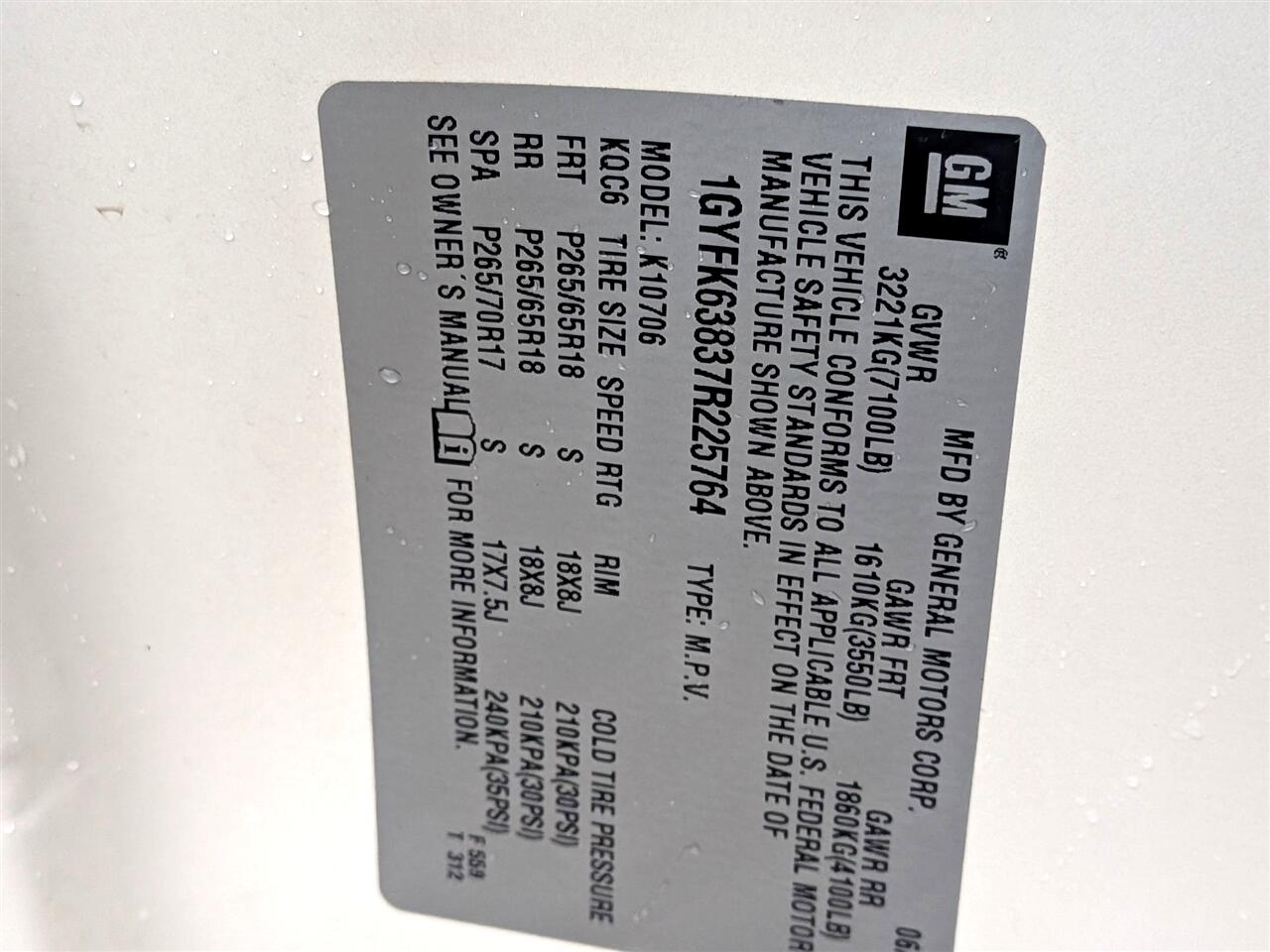 Cadillac Escalade AWD 2007