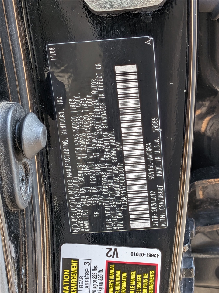 Toyota Venza Limited 4D SUV AWD V6 2009