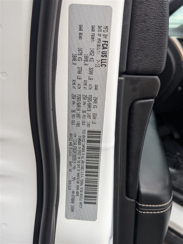 Jeep Grand Cherokee Limited 4D SUV 4WD 2015