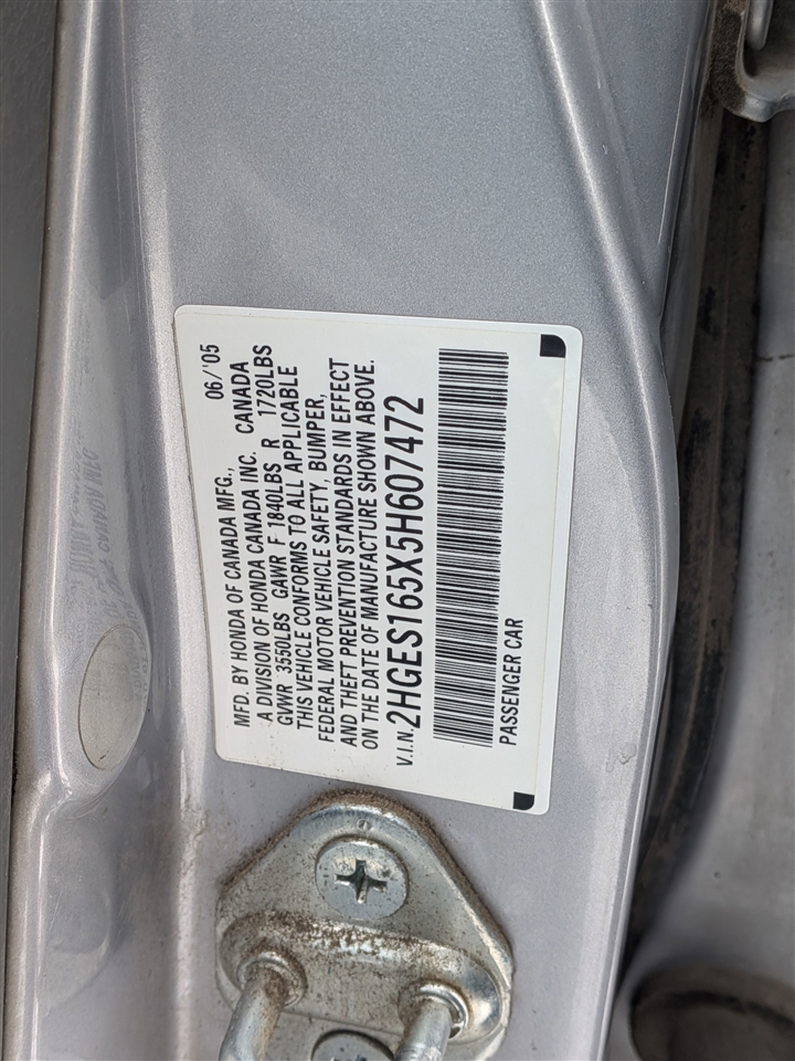 2005 HONDA CIVIC - Image 24