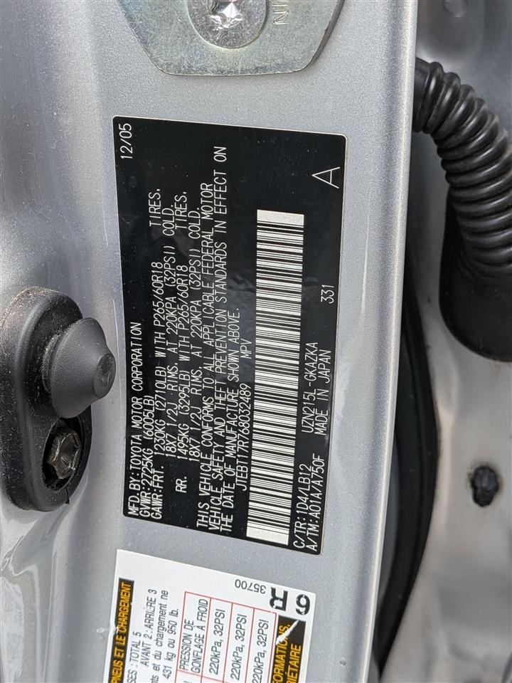 Toyota 4Runner Limited 4WD V8 2006