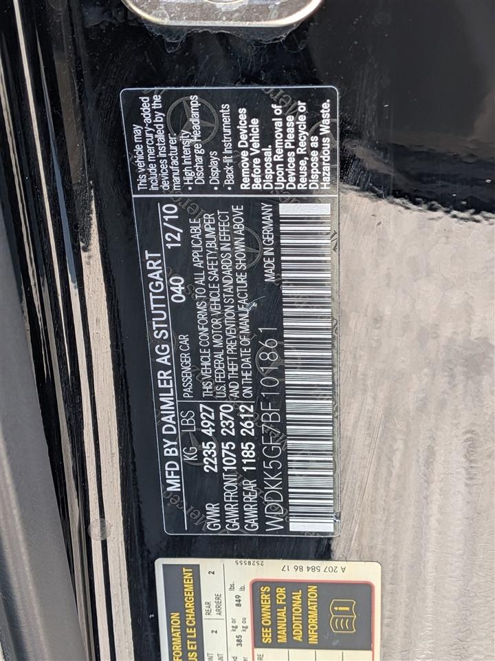 Mercedes-Benz E-Class E350 Cabriolet 2011