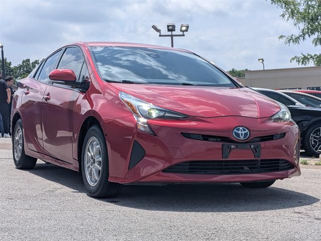 Red 2018 Toyota Prius Hatchback Front-Wheel Drive Automatic