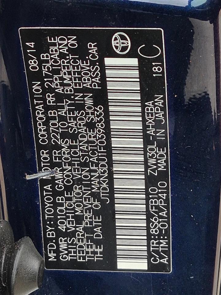 Toyota Prius Four 2015