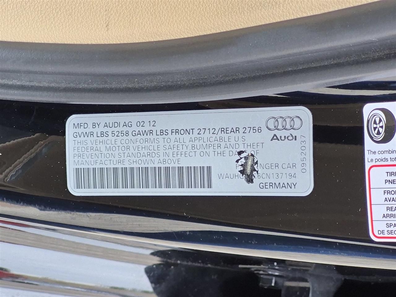 Audi A6  2012