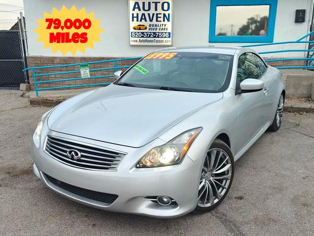 Silver 2012 INFINITI G37 Convertible RWD Convertible Rear-Wheel Drive Automatic
