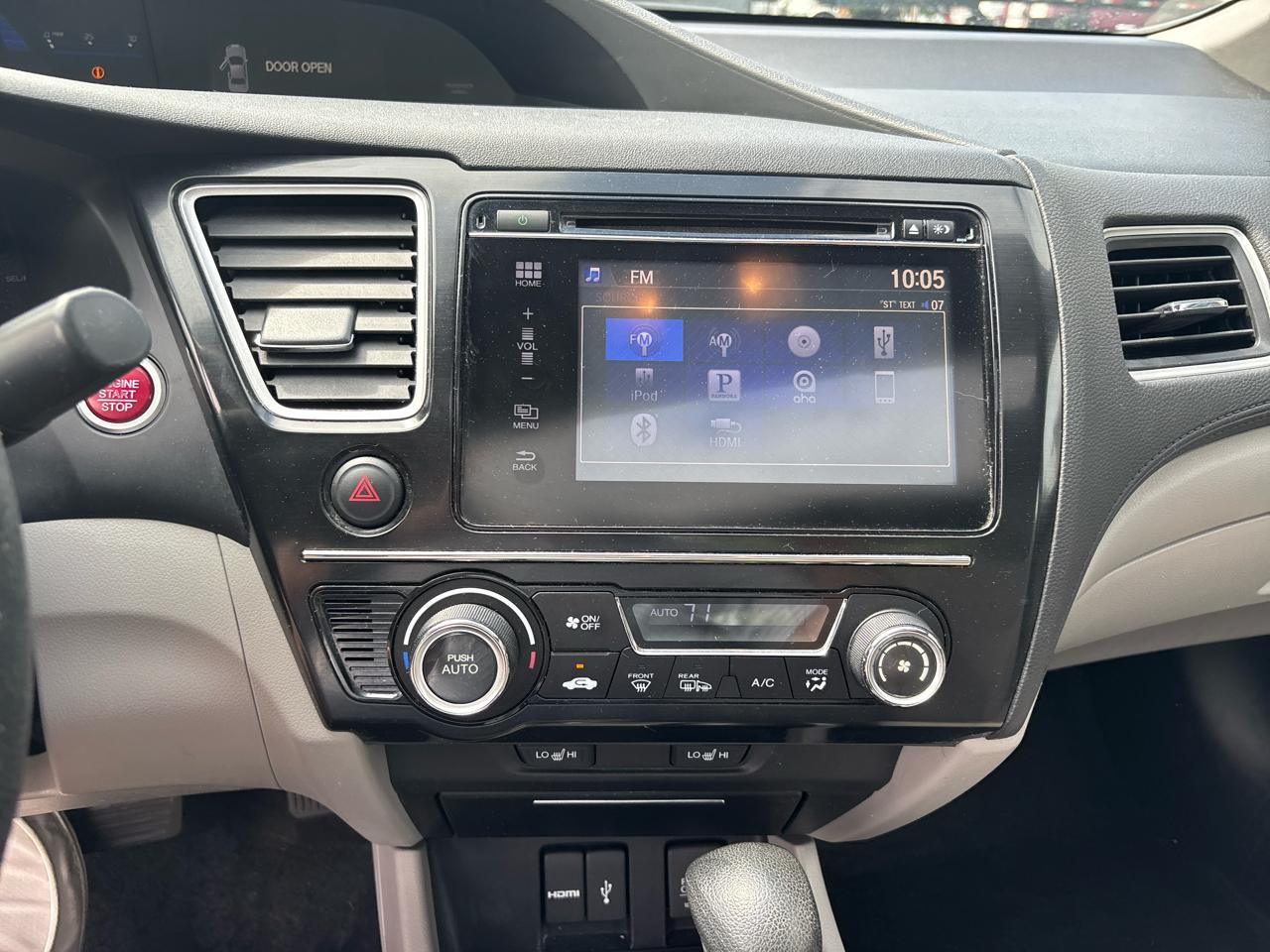 Honda Civic EX-L Sedan CVT 2014