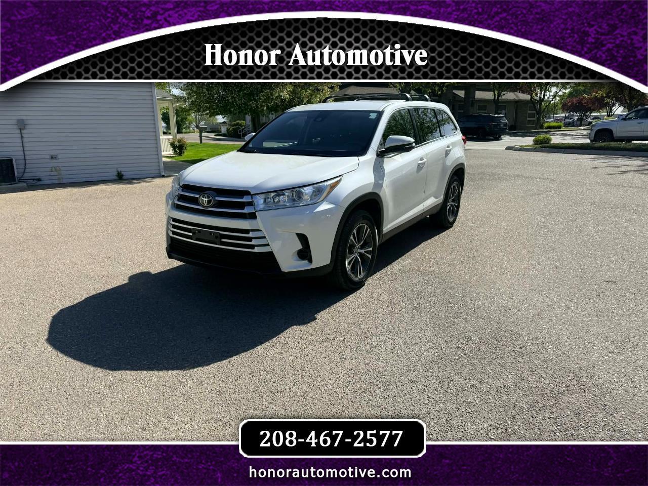 Toyota Highlander LE 2019