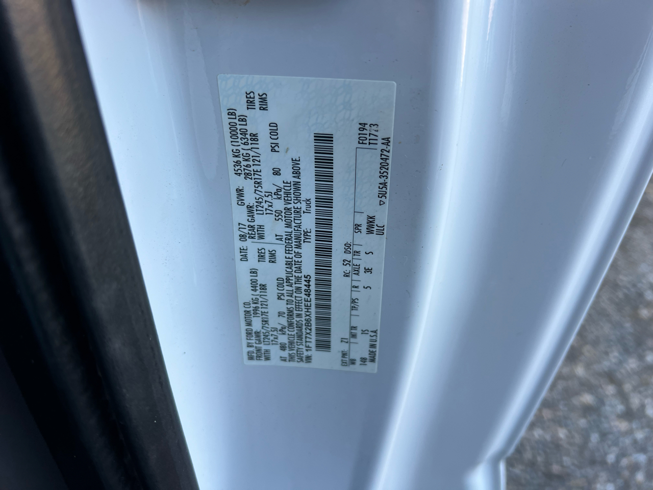 Ford F-250 SD XL SuperCab 4WD 2017