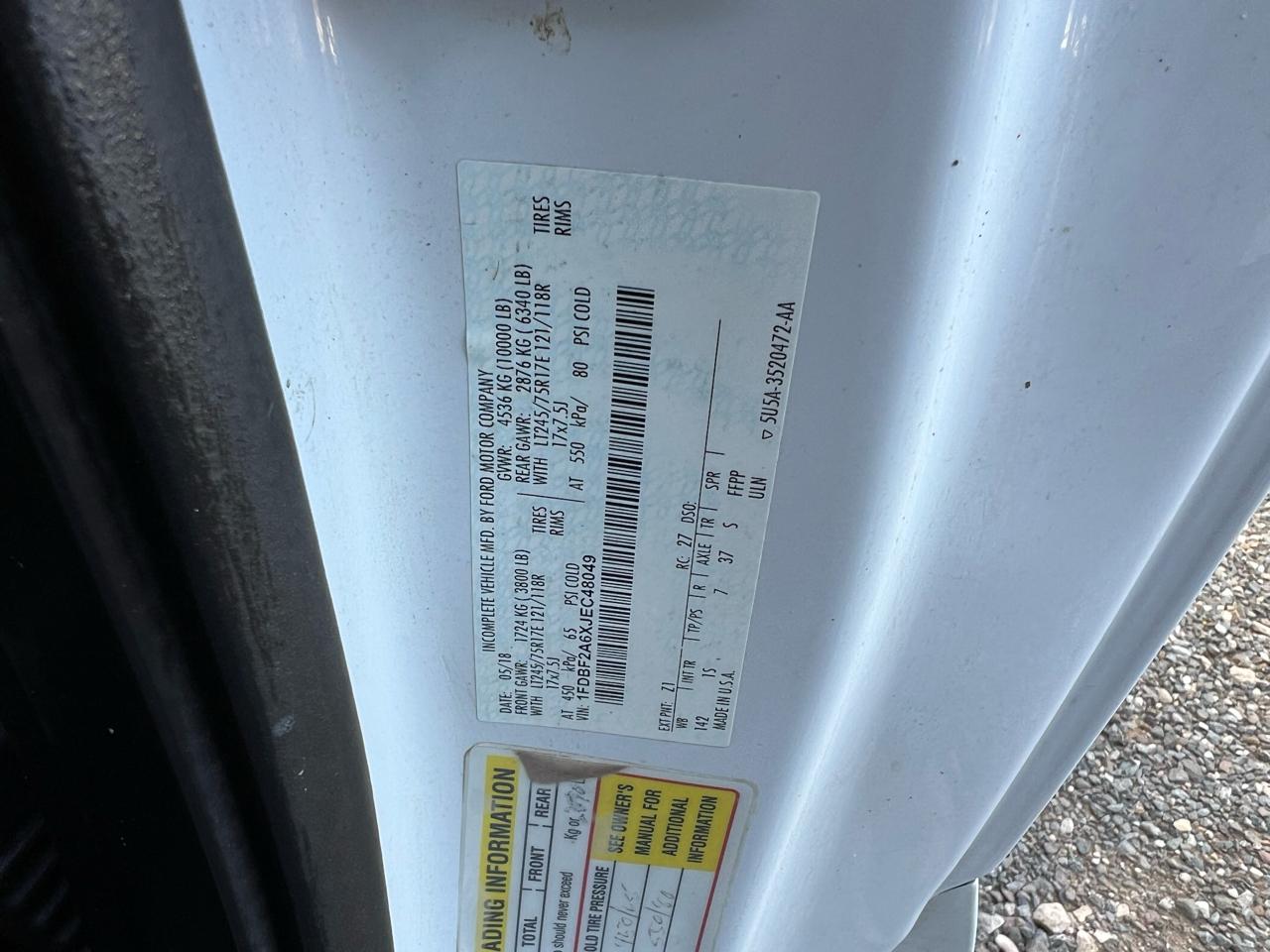 Ford F-250 SD XL 2WD 2018