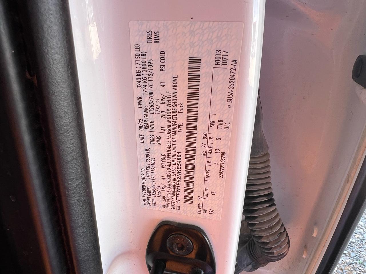 Ford F-150 XL SuperCrew 6.5-ft. Bed 4WD 2022