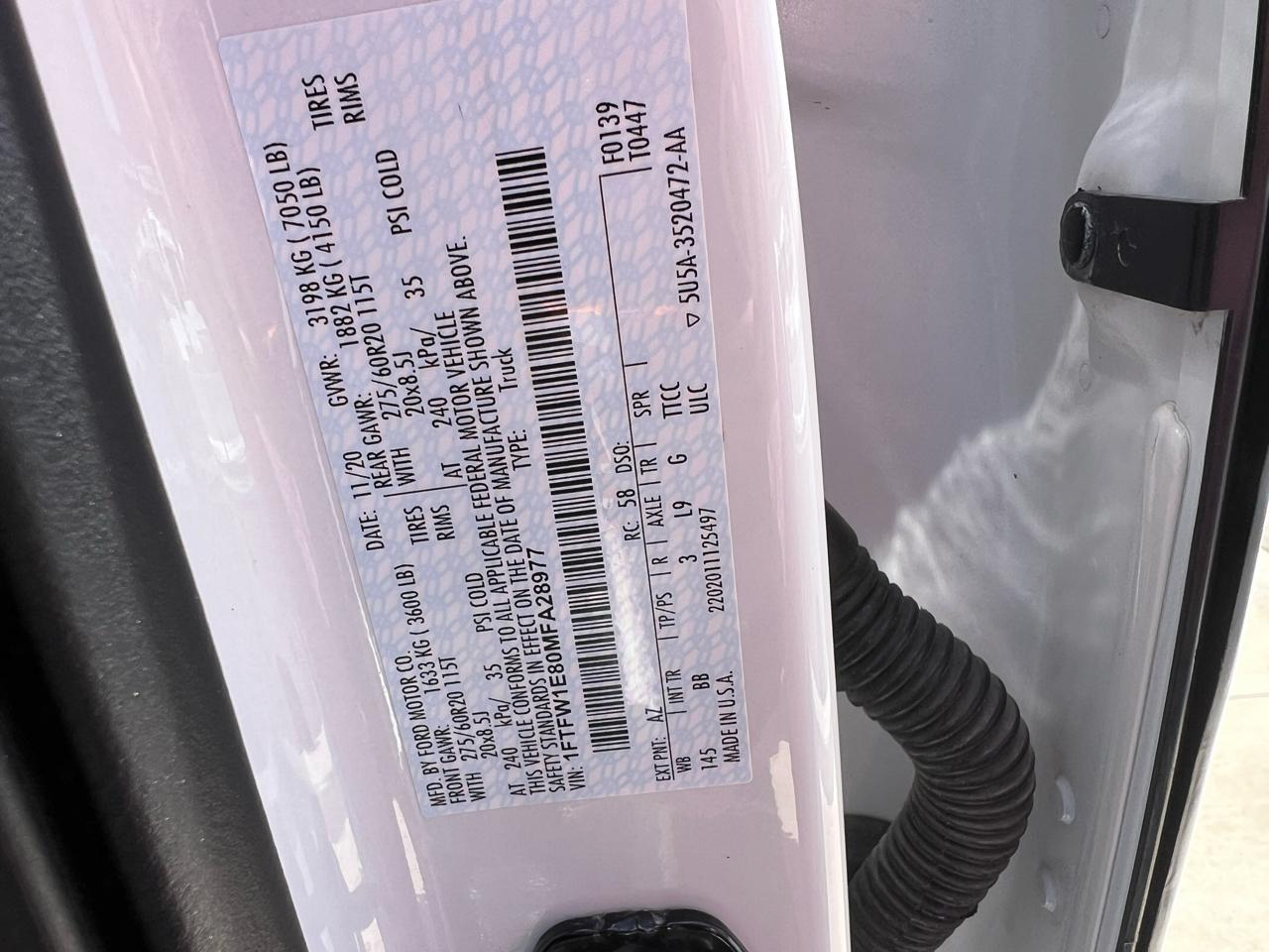 Ford F-150 Platinum SuperCrew 5.5-ft. Bed 4WD 2021