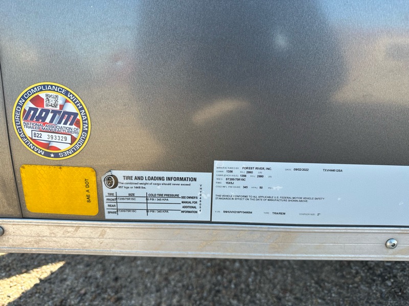 Forest River 6x12  2023