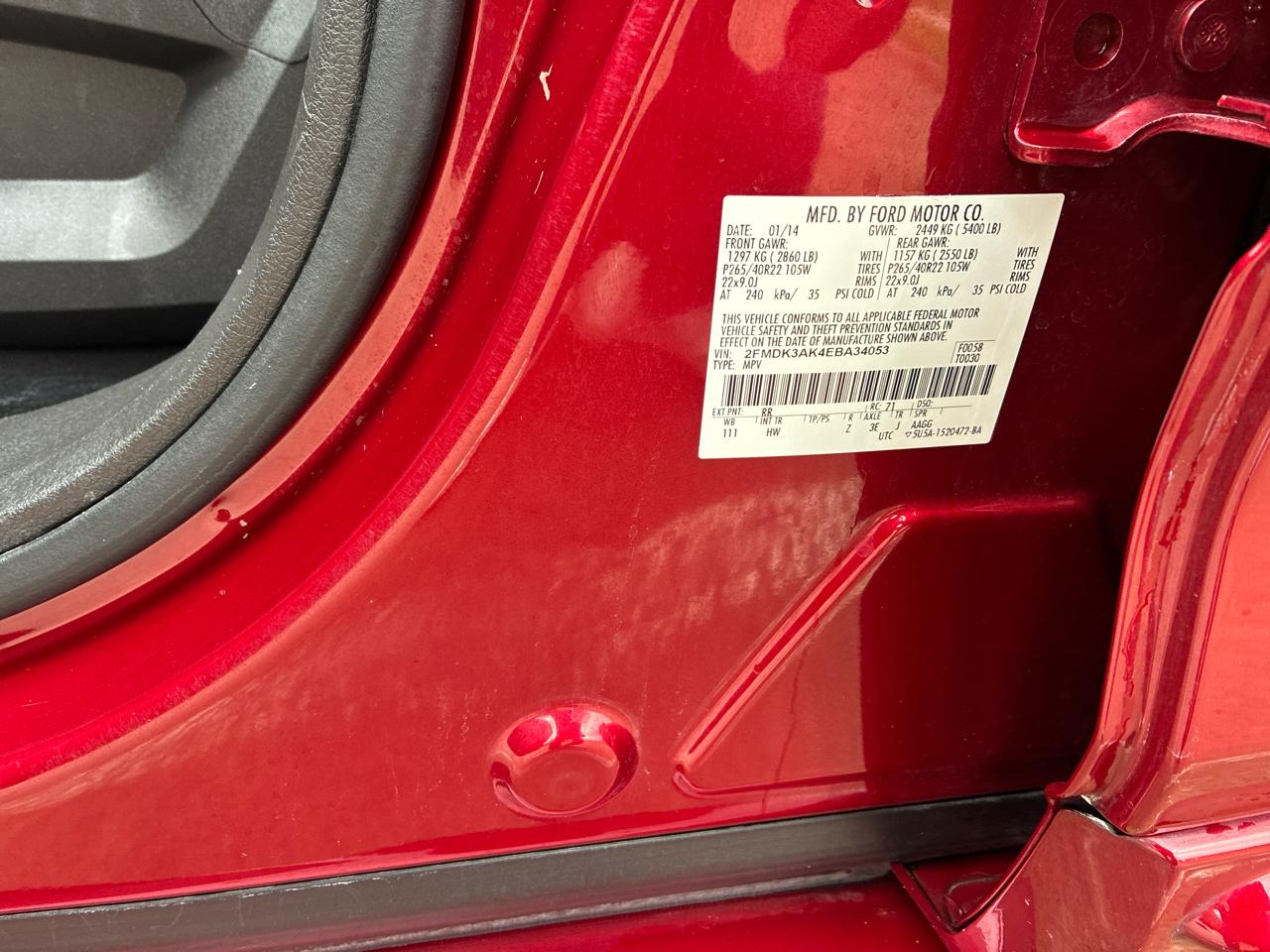 Ford Edge Sport FWD 2014