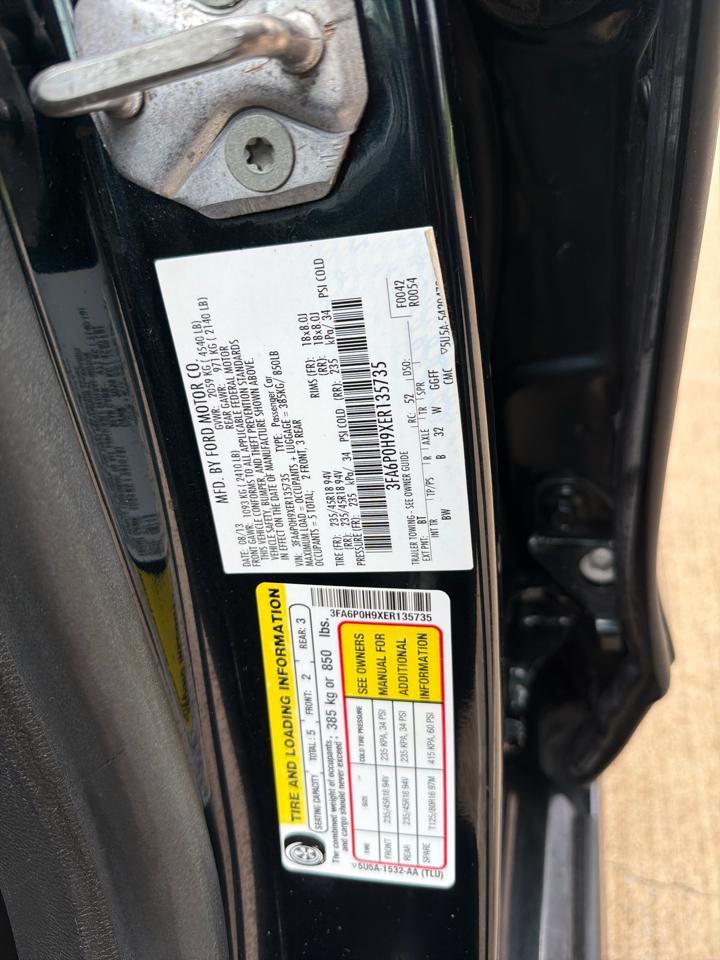 Ford Fusion SE 2014