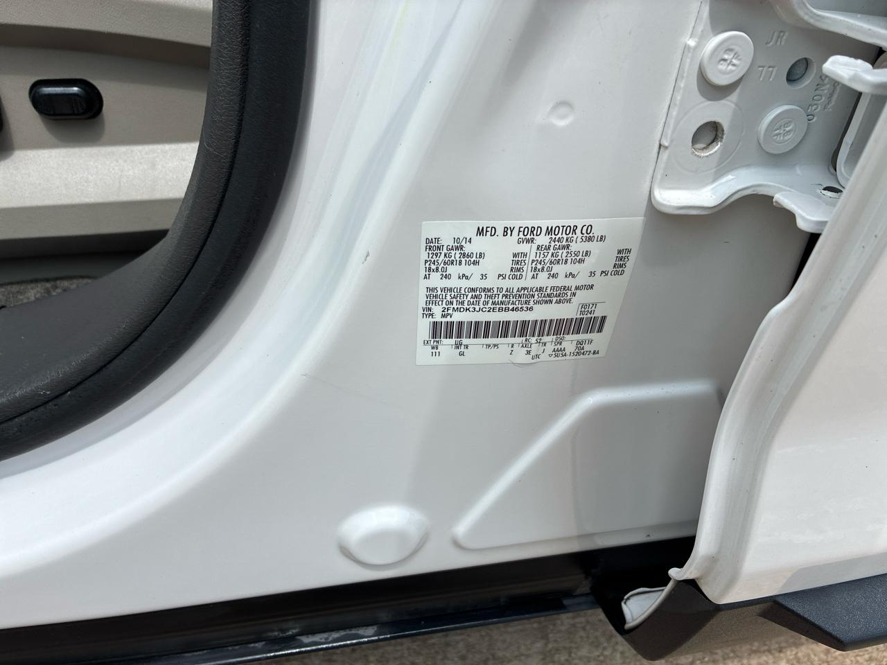 Ford Edge SEL FWD 2014