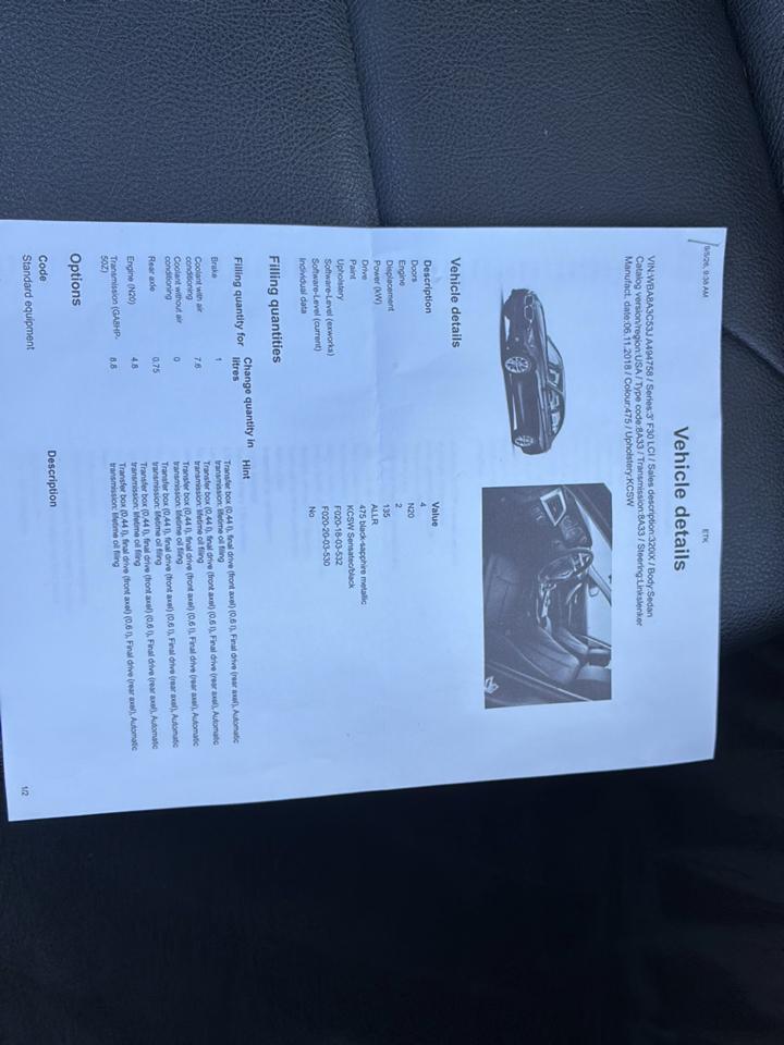 BMW 3-Series 320i xDrive Sedan 2018