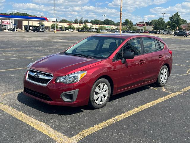 Red 2014 Subaru Impreza Hatchback All-Wheel Drive